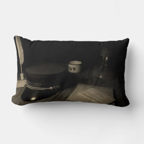 An Old Norfolk and Western Railroad Scene Pillow