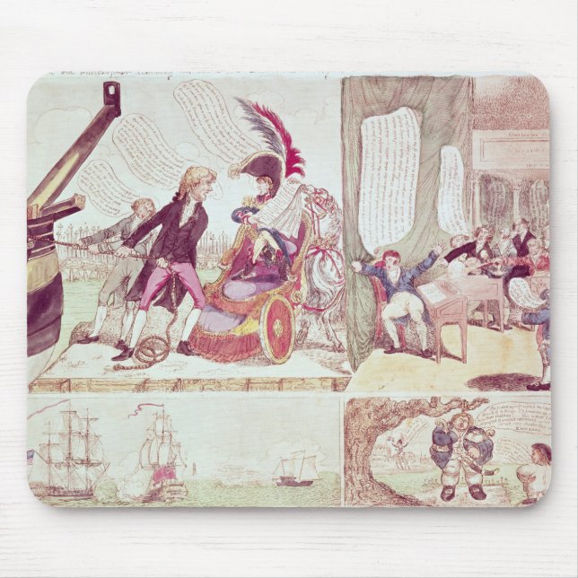 An Old Philosopher Teaching Mouse Pad (Front)