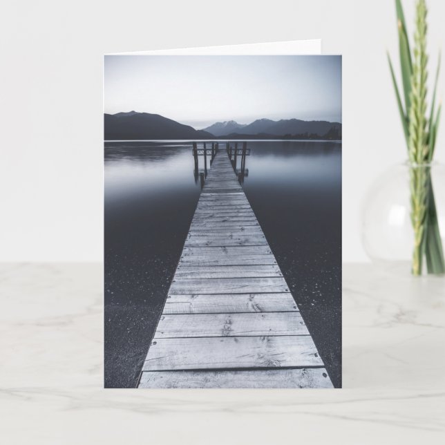 An Old Pier Portrait Card (Front)