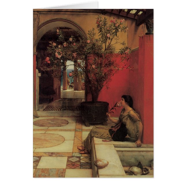 An Oleander by Alma Tadema, Vintage Flowers (Front)