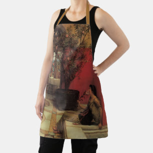 An Oleander by Alma Tadema, Vintage Flowers Apron