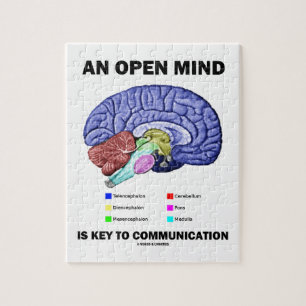 An Open Mind Is Key To Communication (Brain) Jigsaw Puzzle