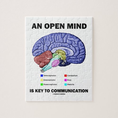 An Open Mind Is Key To Communication Brain Jigsaw Puzzle