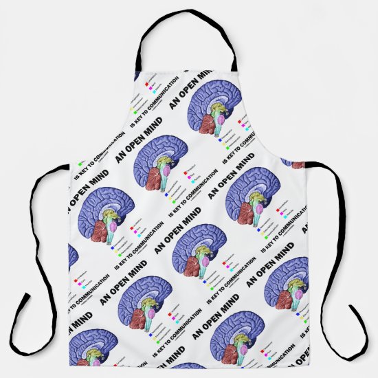 An Open Mind Is Key To Communication Brain Psyche Apron