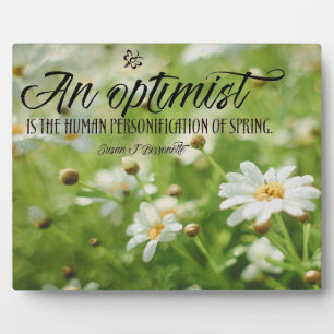 An Optimist Plaque