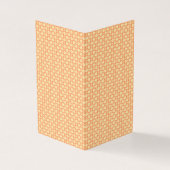 an orange and white background with a pattern (Outside)