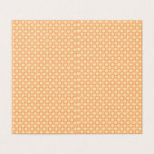 an orange and white background with a pattern (Outside Unfolded)