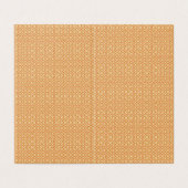 an orange and white background with small squares (Outside Unfolded)