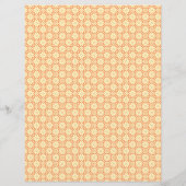 an orange and white background with small squares (Back)