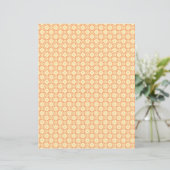 an orange and white background with small squares (Standing Front)