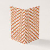 an orange and white geometric pattern (Outside)