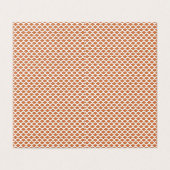 an orange and white geometric pattern (Outside Unfolded)