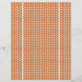  an orange and white striped background with small (Back)