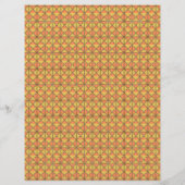 an orange and yellow background with a pattern (Back)