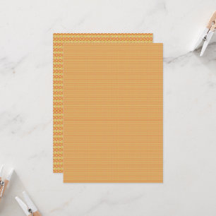 an orange and yellow background with small dots invitation