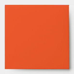 an orange background with a black border envelope