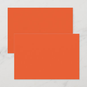 an orange background with a thank you card