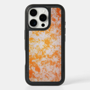 An orange grunge textured   iPhone 16 pro case