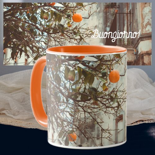 An Orange Tree in a Romantic Old Town  Mug