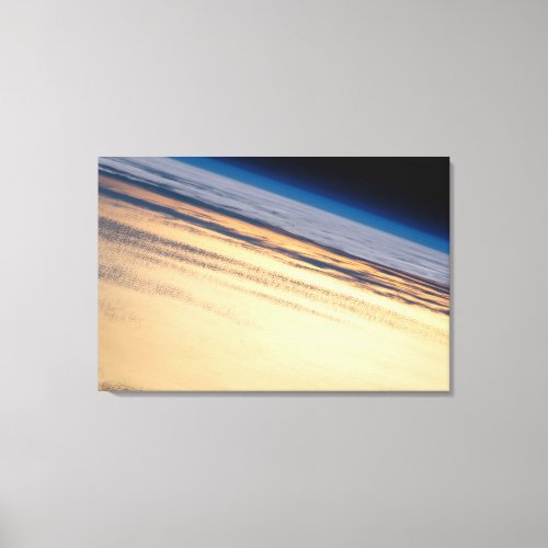 An Orbital Sunset Off The Coast Of Baja California Canvas Print