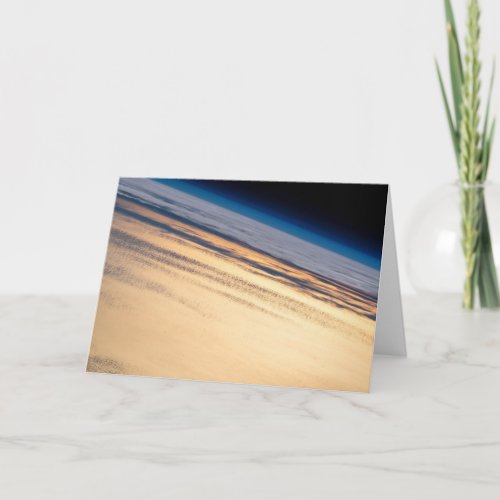 An Orbital Sunset Off The Coast Of Baja California Card