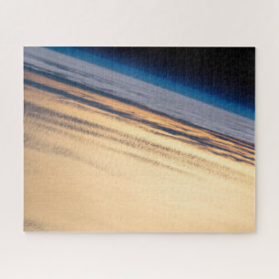 An Orbital Sunset Off The Coast Of Baja California Jigsaw Puzzle