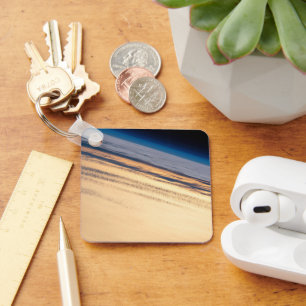 An Orbital Sunset Off The Coast Of Baja California Keychain