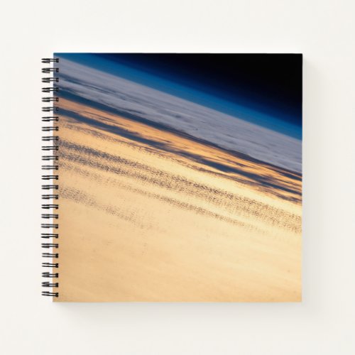 An Orbital Sunset Off The Coast Of Baja California Notebook