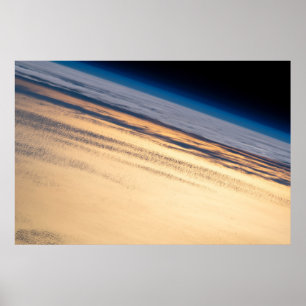 An Orbital Sunset Off The Coast Of Baja California Poster