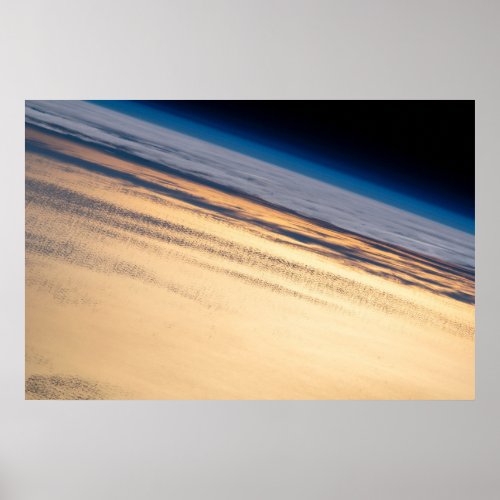 An Orbital Sunset Off The Coast Of Baja California Poster