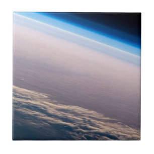 An Orbital Sunset Off The Coast Of Cabo San Lucas Ceramic Tile