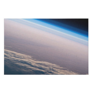 An Orbital Sunset Off The Coast Of Cabo San Lucas Faux Canvas Print