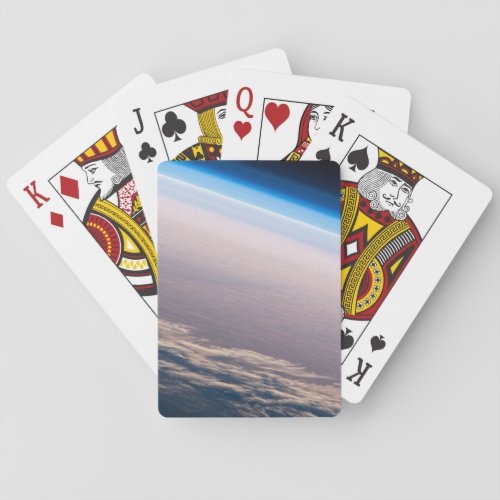 An Orbital Sunset Off The Coast Of Cabo San Lucas Playing Cards