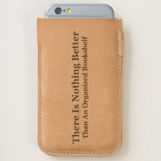 An Organized Bookshelf iPhone 6/6S Case