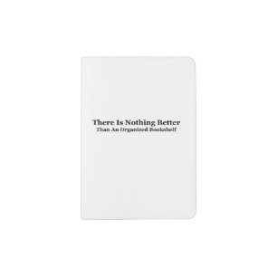 An Organized Bookshelf Passport Holder