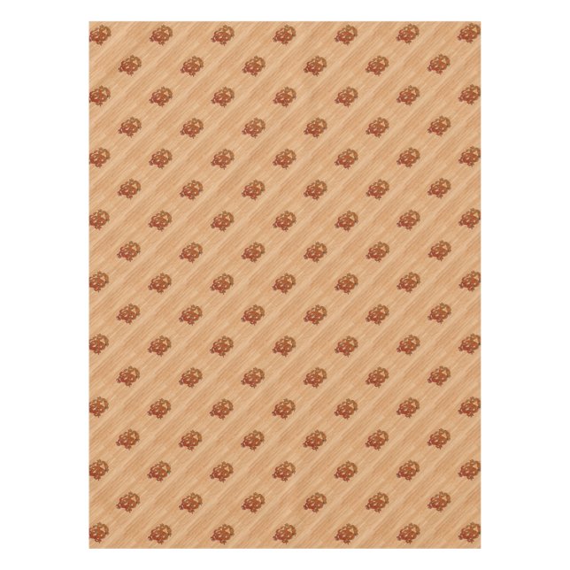 An oriental Dragon in Bamboo Tablecloth (Front)