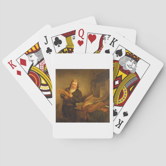 An Ornithologist, probably Mr. Thomson, Animal and Poker Cards (Back)