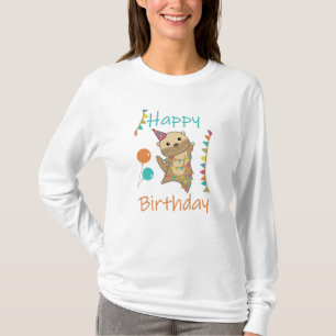 An Otter Birthday Wishes Cute Happy Otter T-Shirt