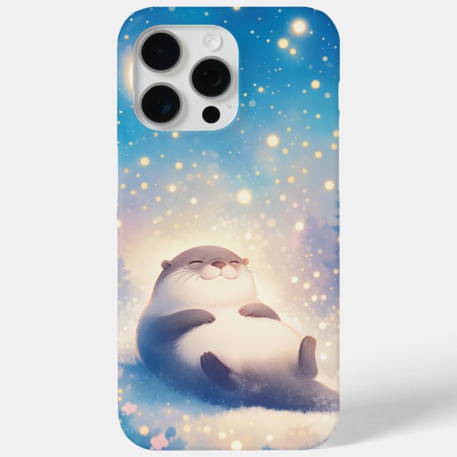 An Otter Starry Night Case-Mate iPhone Case (Back)