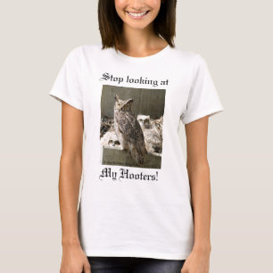 An Owls print, T-Shirt