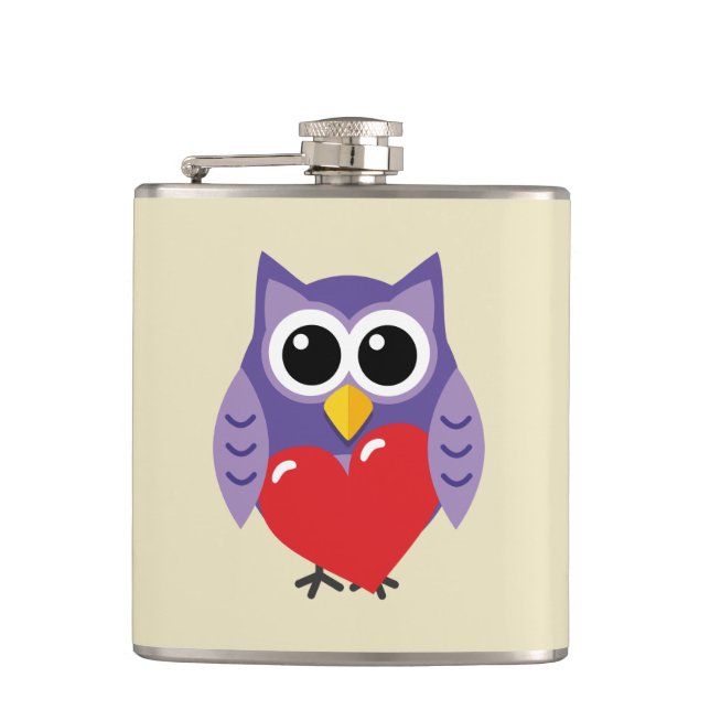 An Owly Love Flask (Front)