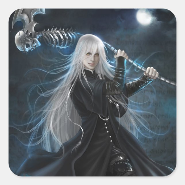 An Undertaker Square Sticker (Front)