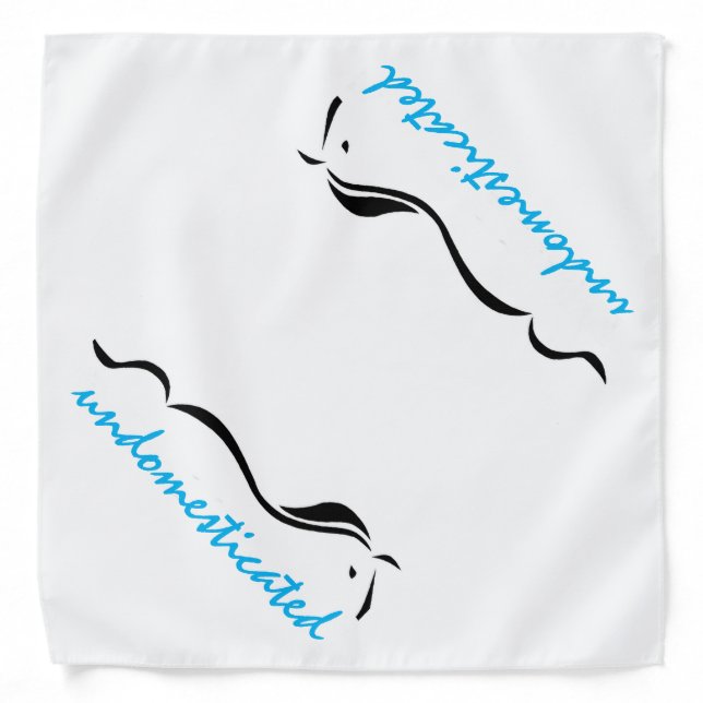 An Undomesticated Bandana, Anna Blake Author Bandana (Front)
