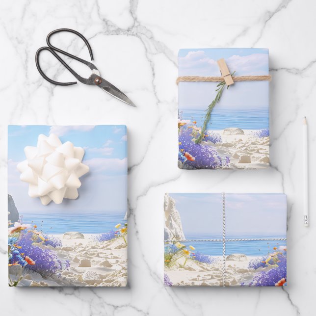 An unforgettable experience wrapping paper sheets (Front)