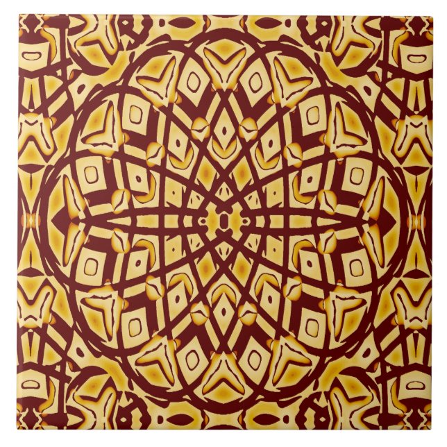 An unique faux wood texture design ceramic tiles (Front)