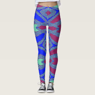 An unique multicolor "Ratti_Creative_Arts" Leggings