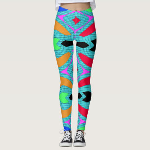 An unique multicolor "Ratti_Creative_Arts" Leggings