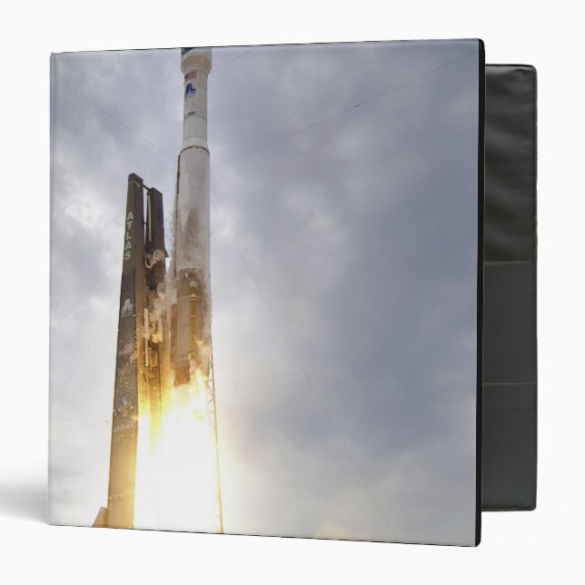 An United Launch Alliance Atlas V rocket lifts Binder (Front/Inside)