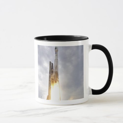 An United Launch Alliance Atlas V rocket lifts Mug