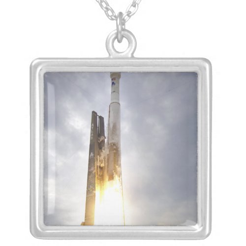 An United Launch Alliance Atlas V rocket lifts Silver Plated Necklace